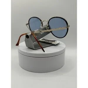 True Vintage Oversize Sunglasses NOS Preppy Round Blue Lens/Frame Oleg Cassini True Vintage Oversize Sunglasses | NOS | Preppy Round Style  main image 2